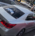 Large Chopshop. Rear Window Sticker